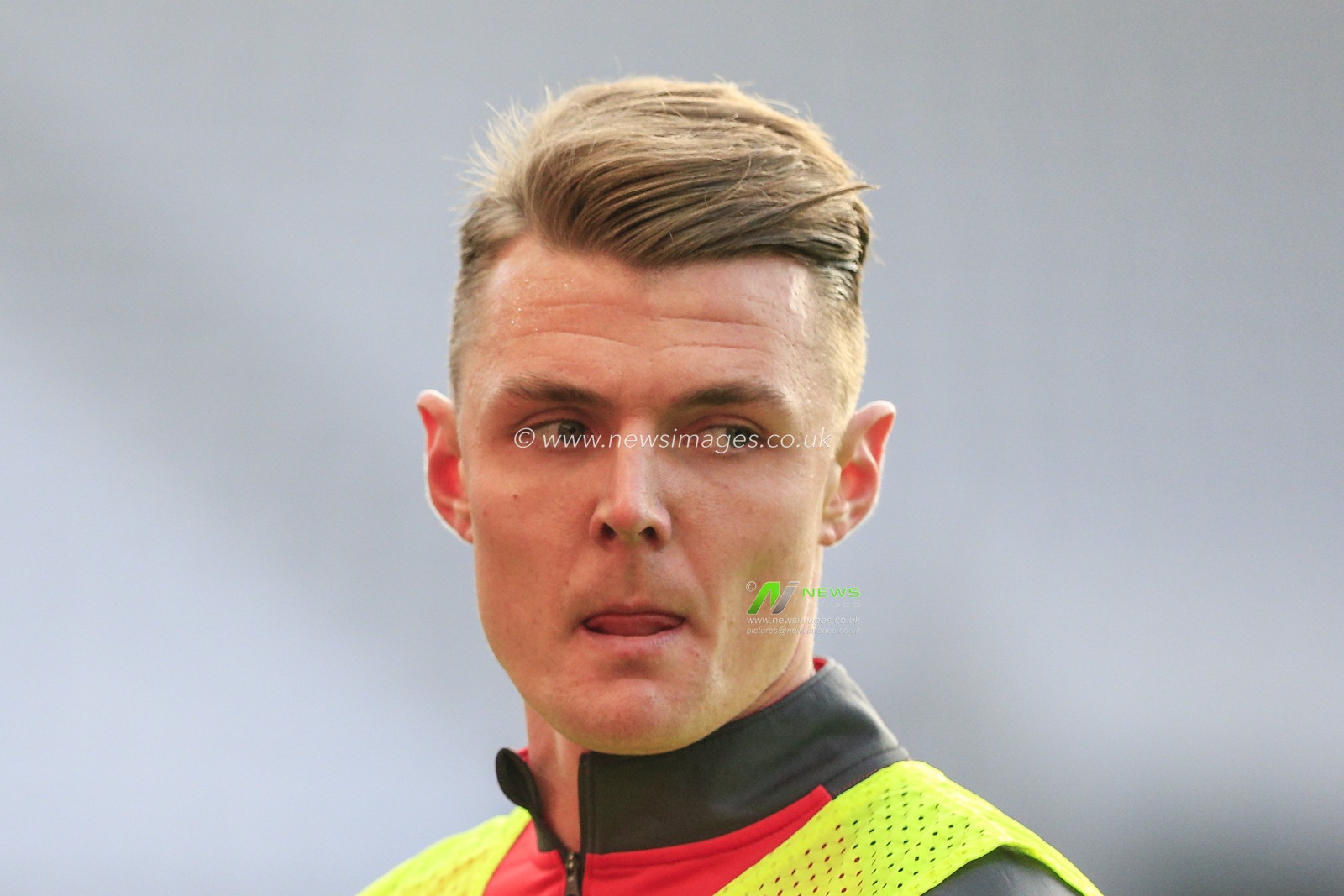 Max Power #6 of Sunderland during the pre-game warmup