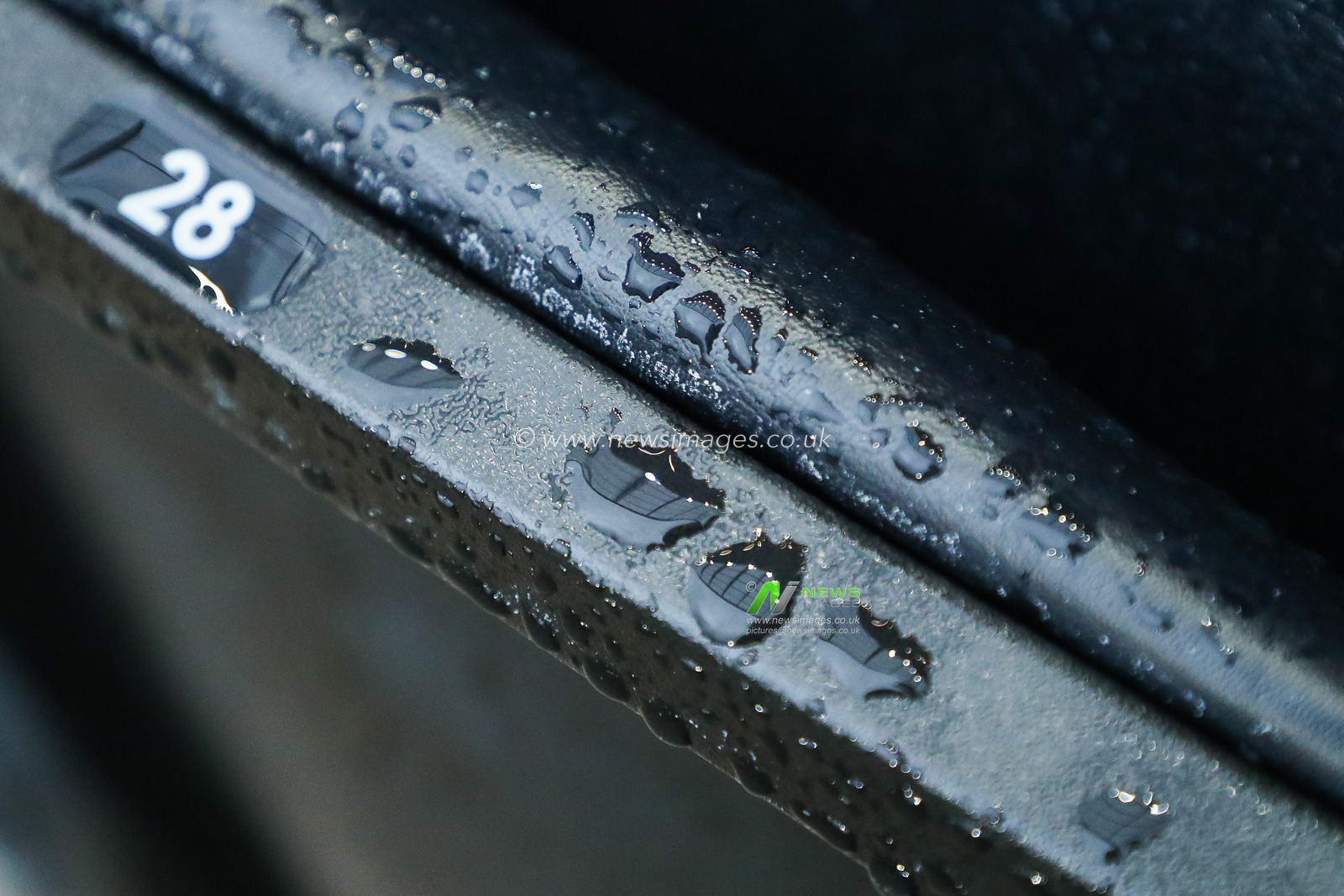 Craven Cottage reflects in raindrops prior to the Premier League match Fulham vs Wolverhampton Wanderers at Craven Cottage, London, United Kingdom, 23rd November 2024

(Photo by Izzy Poles/News Images)