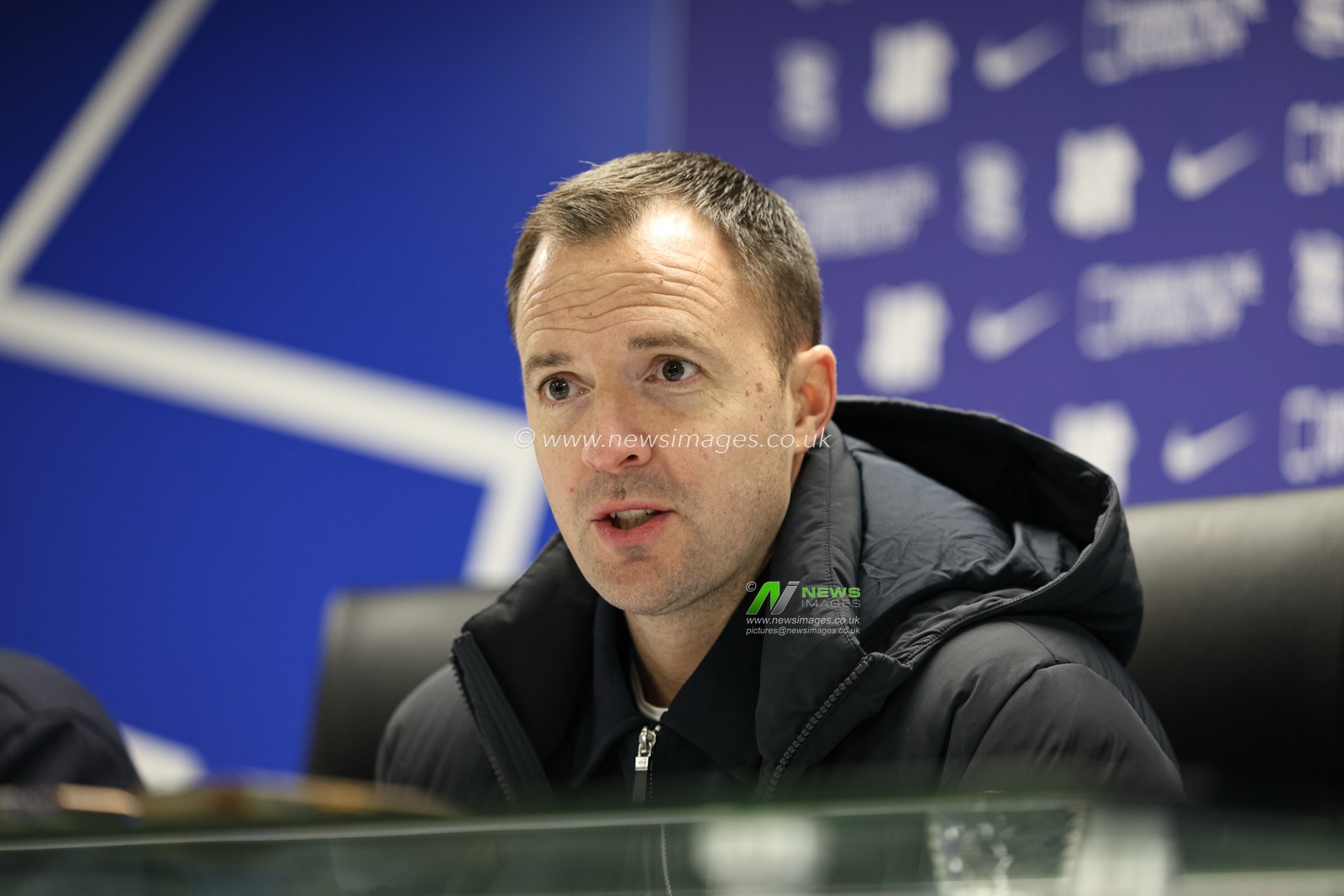 Chris Davies manager of Birmingham City during the press conference after the Sky Bet Championship match Birmingham City vs Coventry City at St. Andrew's @ Knighthead Park, Birmingham, United Kingdom, 4th January 2026

(Photo by Euan Manning/News Images)

*** GER AUT SUI OUT ***