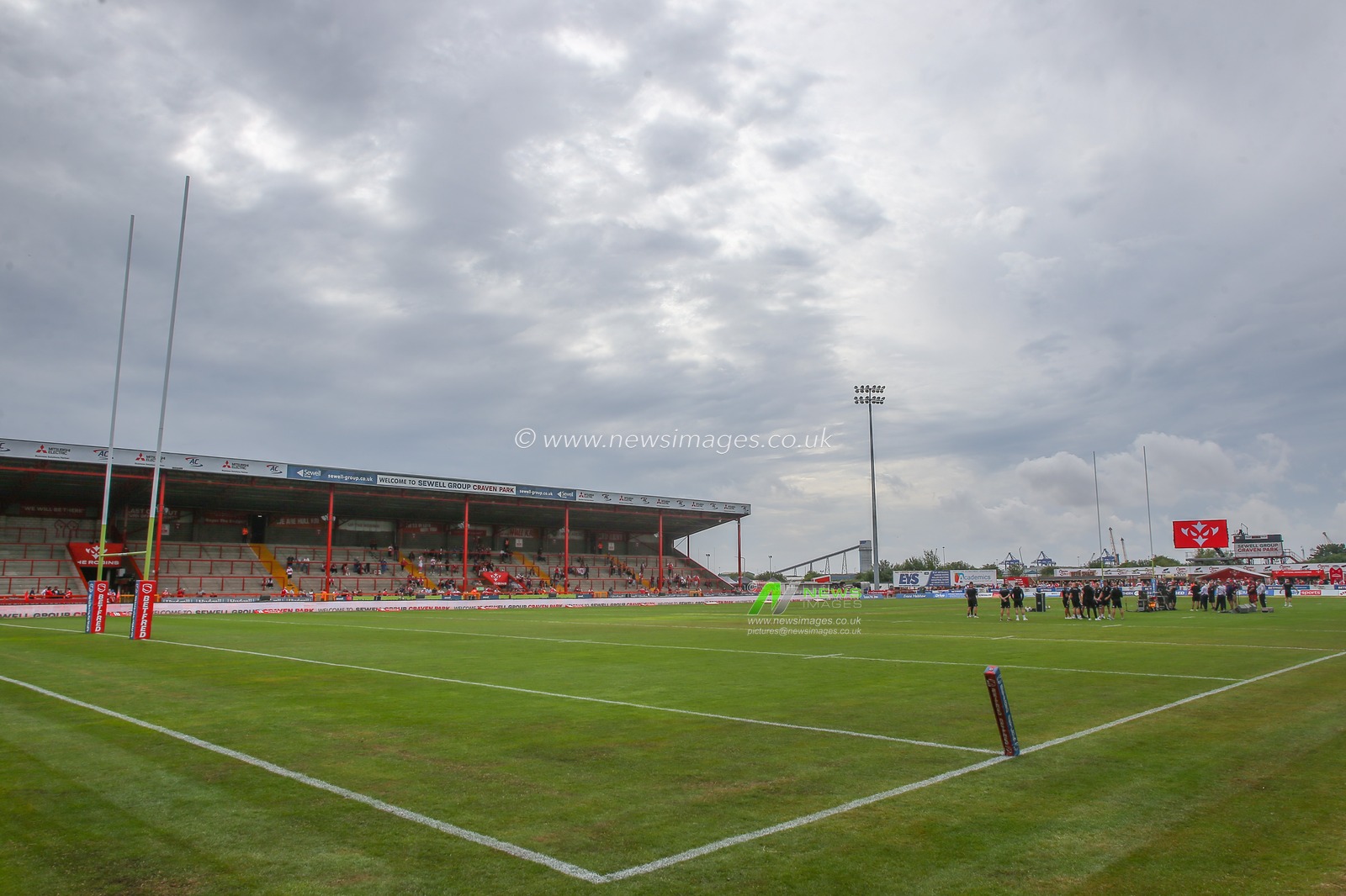 A general view inside of Sewell Group Craven Park, home of Hull KR ahead of the Betfred Super League Round 18 match Hull KR vs Hull FC at Sewell Group Craven Park, Kingston upon Hull, United Kingdom, 9th July 2023

(Photo by Gareth Evans/News Images)