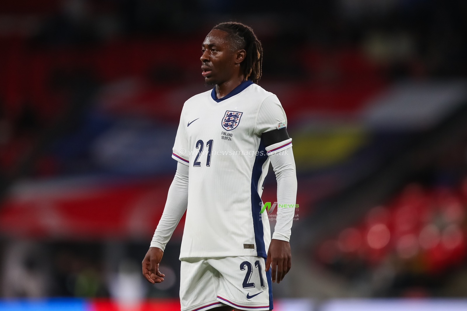 Eberechi Eze of England during the UEFA Nations League - League B - Group 2 England v Finland at Wembley Stadium, London, United Kingdom, 10th September 2024

(Photo by Gareth Evans/News Images)