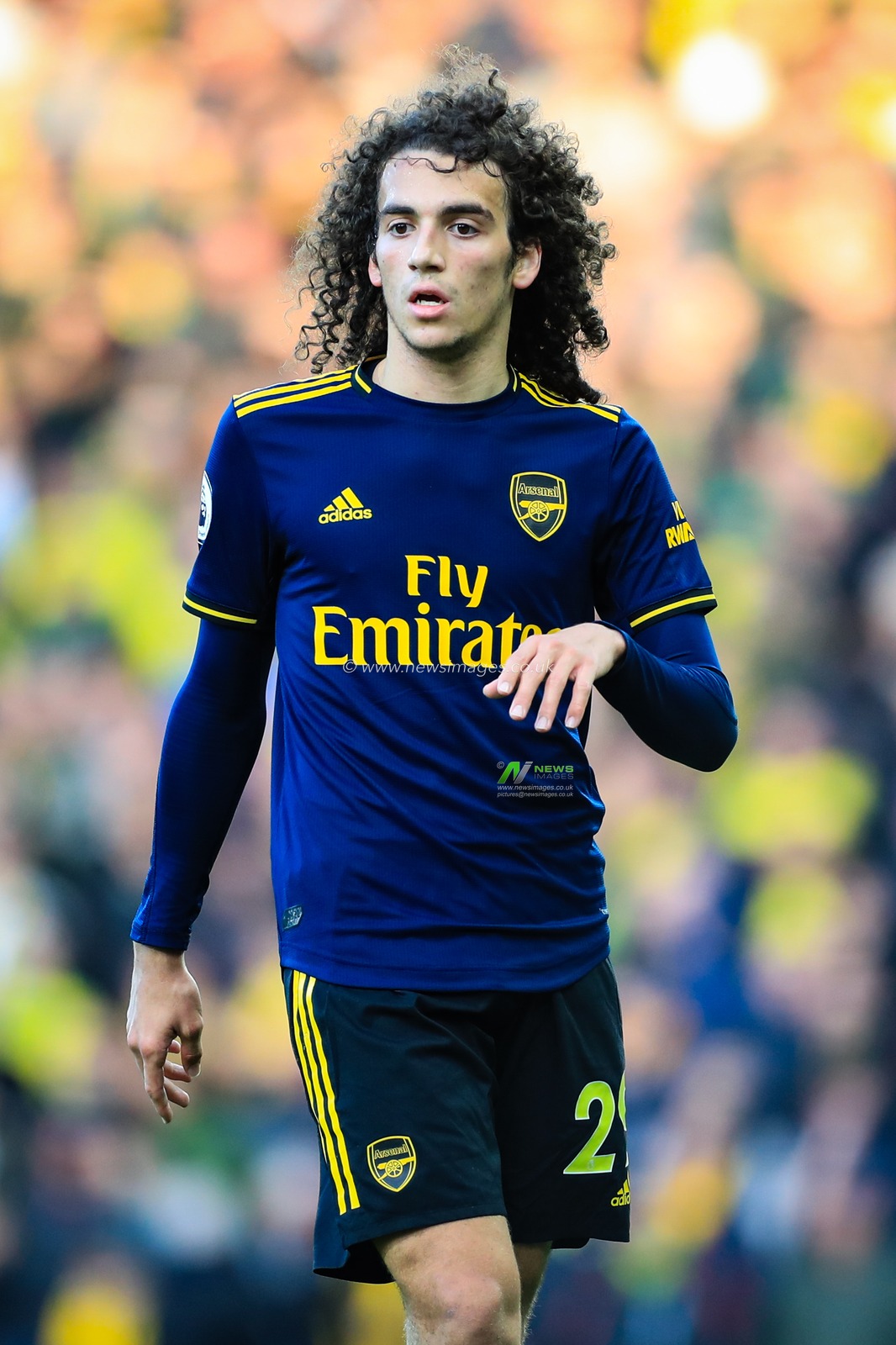 1st December 2019, Carrow Road, Norwich, England; Premier League, Norwich City v Arsenal : Matteo Guendouzi (29) of Arsenal 

Credit: Georgie Kerr/News Images
