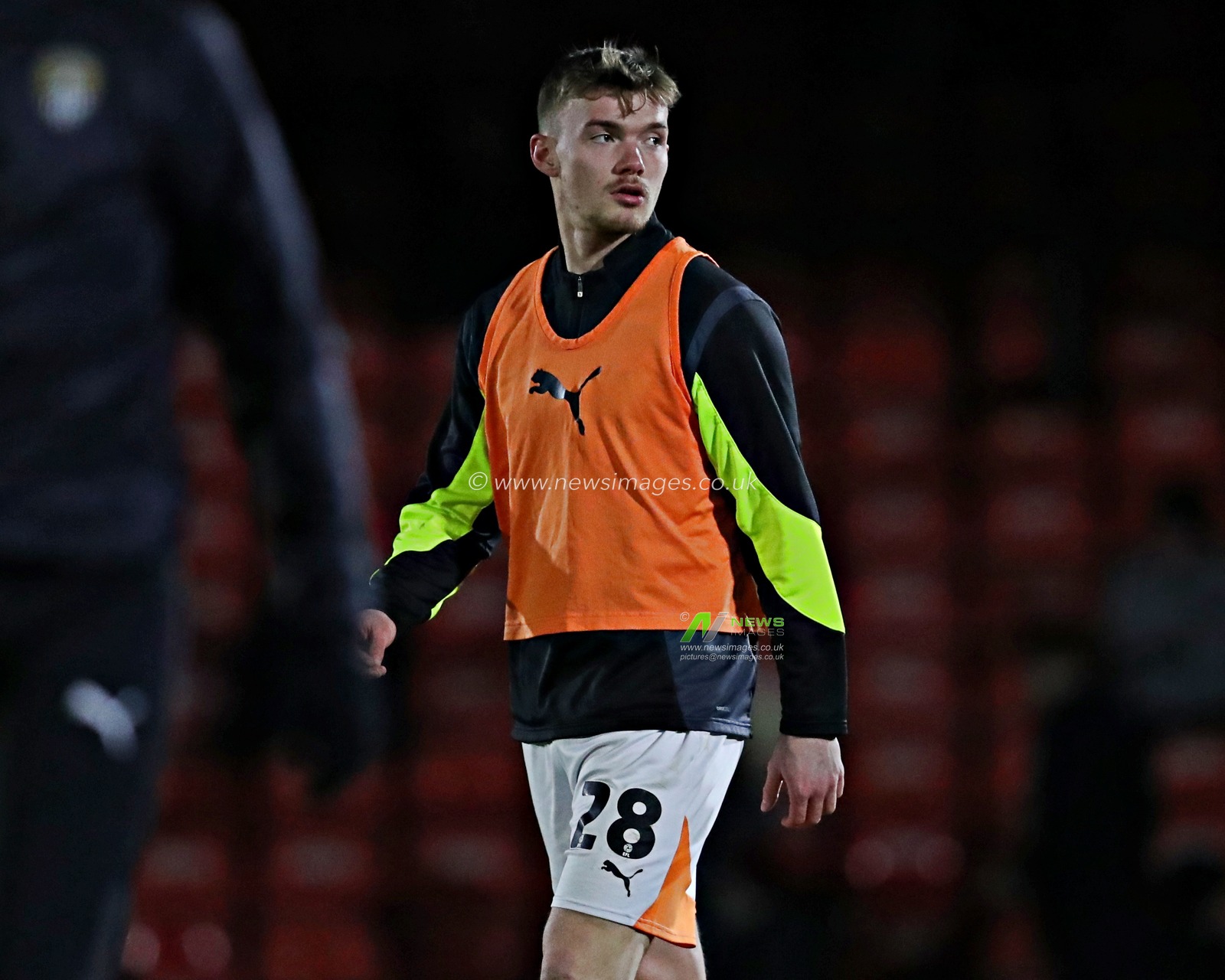 Lewis Macari of Notts County before the Sky Bet League 2 match Grimsby Town vs Notts County at Blundell Park, Cleethorpes, United Kingdom, 11th March 2025

(Photo by Sam Eaden/News Images)