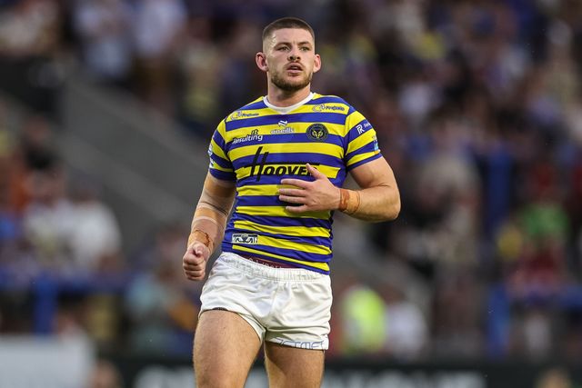 Danny Walker of Warrington Wolves during the Betfred Super League round 23 match Warrington Wolves vs York Knights at The Halliwell Jones Stadium, Warrington, United Kingdom on 13 August 2026

(Photo by Mark Cosgrove/News Images)