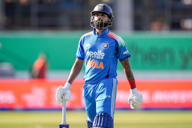 Shreyas Iyer dejected after being run out during the 1st Metro Bank ODI match England vs India at Edgbaston, Birmingham, United Kingdom on 14 July 2026

(Photo by Maynard Manyowa/News Images)