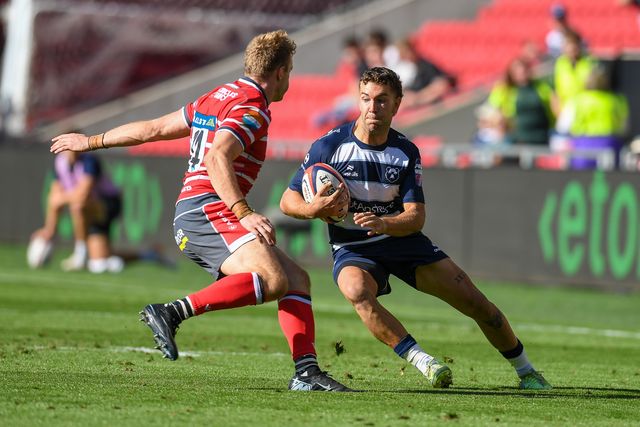 Sam Worsley of Bristol Bears during the Prem Rugby Cup match Bristol Bears vs Gloucester at Ashton Gate, Bristol, United Kingdom on 05 September 2026

(Photo by Alex Williamson/News Images)