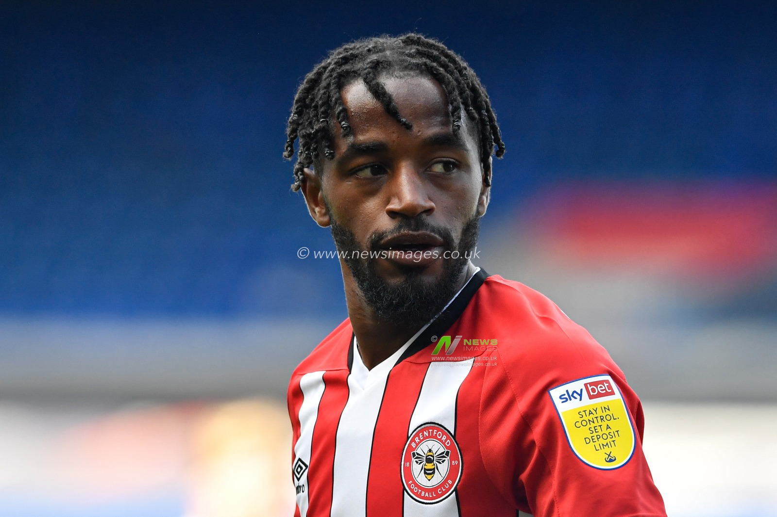 Tariqe Fosu-Henry (24) of Brentford in action during the game