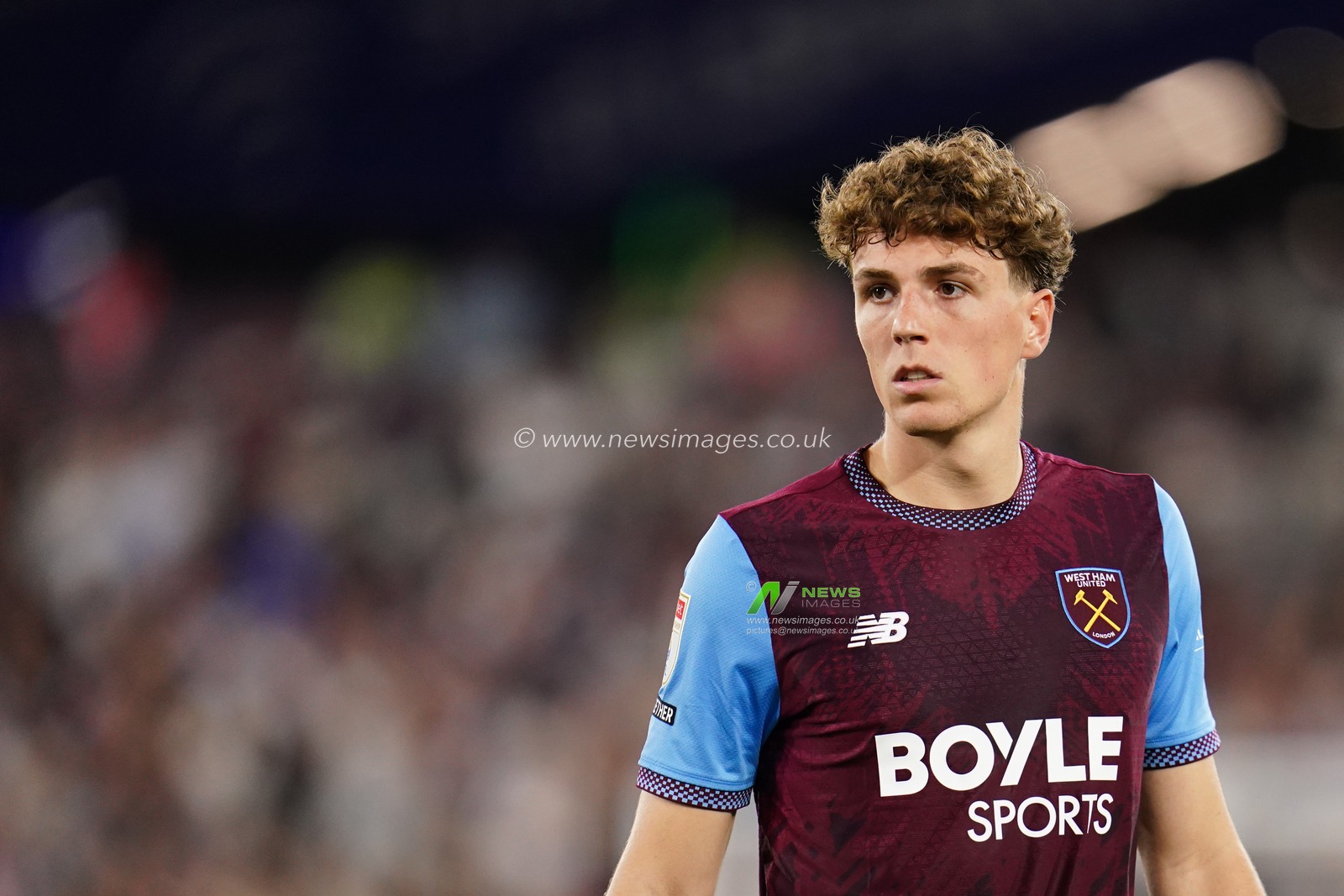 Arne Engels of West Ham United during the Sky Bet Championship match West Ham United vs Wolverhampton Wanderers at London Stadium, London, United Kingdom on 01 September 2026

(Photo by Harvey Murphy/News Images)