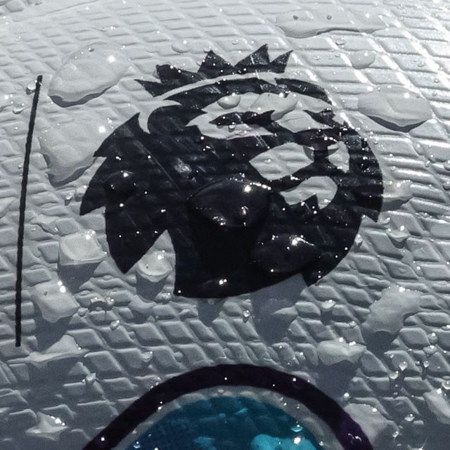 The Premier League logo on the Puma official match ball during the Premier League match Everton vs Manchester United at Hill Dickinson Stadium, Liverpool, United Kingdom on 06 September 2026

(Photo by Mark Cosgrove/News Images)