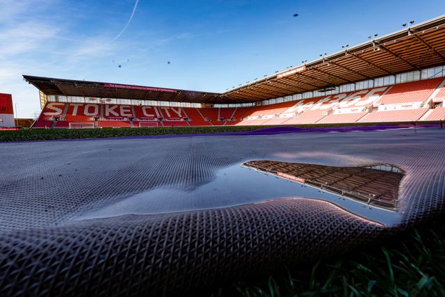 A general view of the pitch and stands during the Sky Bet Championship match Stoke City vs Millwall at Bet365 Stadium, Stoke On Trent, United Kingdom on 21 April 2026

(Photo by Maynard Manyowa/News Images)
