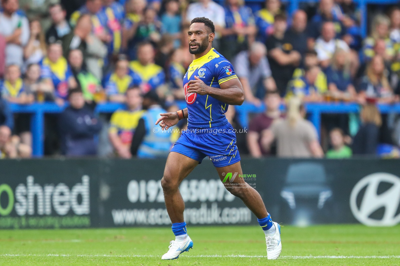 Rodrick Tai of Warrington Wolves during the Betfred Super League Round 25 match Warrington Wolves vs St Helens at Halliwell Jones Stadium, Warrington, United Kingdom, 7th September 2024

(Photo by Gareth Evans/News Images)