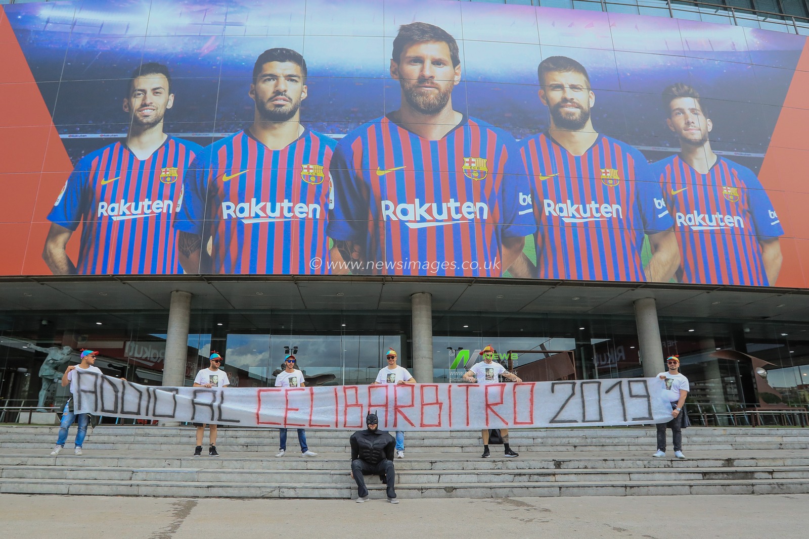 18th May 2019 , Camp Nou, Barcelona, Spain ;  Betfred Super League, Round 15, Catalans Dragons vs Wigan Warriors ; fans outside Camp Nou

Credit: Mark Cosgrove/News Images