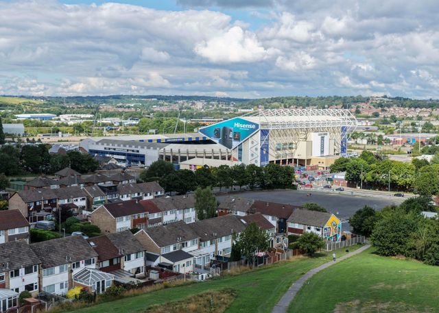 An aerial view of Elland Road during the Pre-season friendly match Leeds United vs Villarreal at Elland Road, Leeds, United Kingdom, 2nd August 2025

(Photo by Mark Cosgrove/News Images)