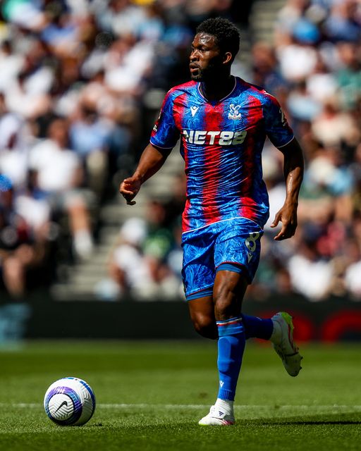 Jefferson Lerma of Crystal Palace runs with the ball during the Premier League match Tottenham Hotspur vs Crystal Palace at Tottenham Hotspur Stadium, London, United Kingdom, 11th May 2025

(Photo by Izzy Poles/News Images)
