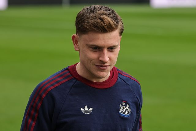 Harvey Barnes of Newcastle United arrives during the Premier League match Newcastle Untied vs Sunderland at St. James's Park, Newcastle, United Kingdom on 22 March 2026

(Photo by Mark Cosgrove/News Images)