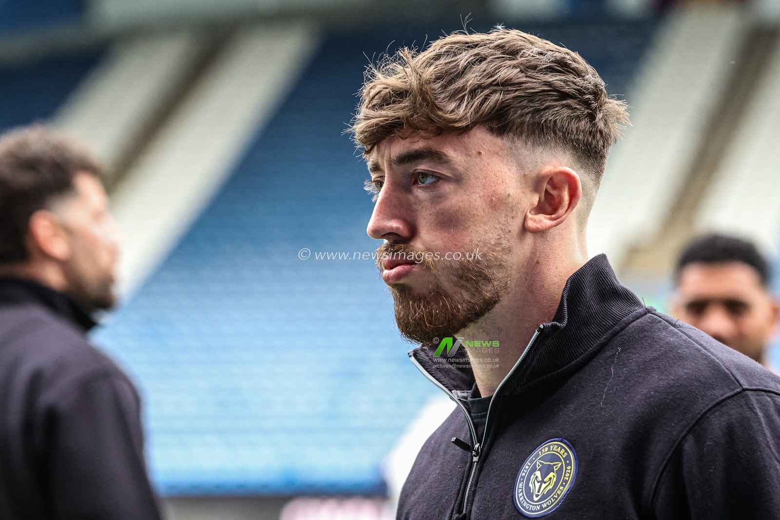 Matty Ashton of Warrington Wolves arrives during the Betfred Super League round 10 match Huddersfield Giants vs Warrington Wolves at Accu Stadium, Huddersfield, United Kingdom on 02 May 2026

(Photo by Alfie Cosgrove/News Images)