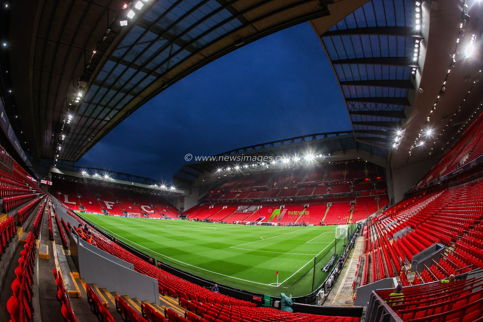 A general view of Anfield ahead of the UEFA Champions League Matchday 4 of 8 Liverpool vs Real Madrid at Anfield, Liverpool, United Kingdom, 4th November 2025

(Photo by Alfie Cosgrove/News Images)

*** GER AUT SUI OUT ***