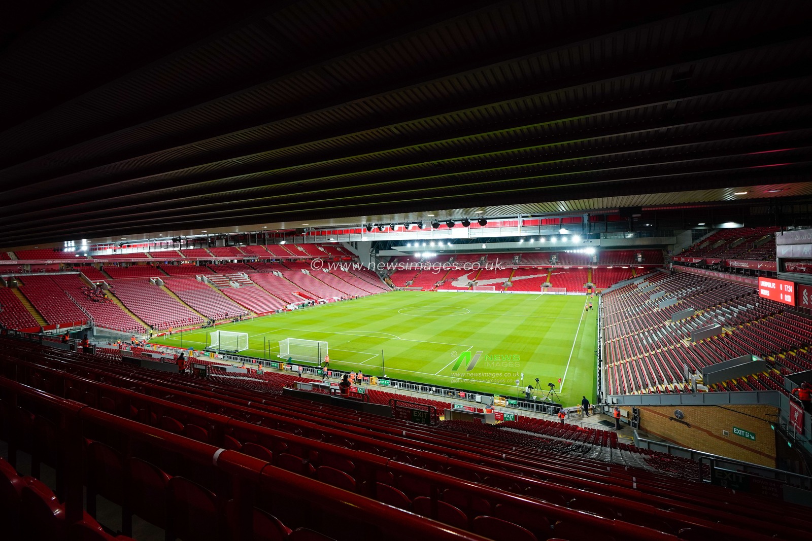 General view of Anfield Stadium before the Emirates FA Cup Third Round match Liverpool vs Wolverhampton Wanderers at Anfield, Liverpool, United Kingdom, 7th January 2023

(Photo by Steve Flynn/News Images)