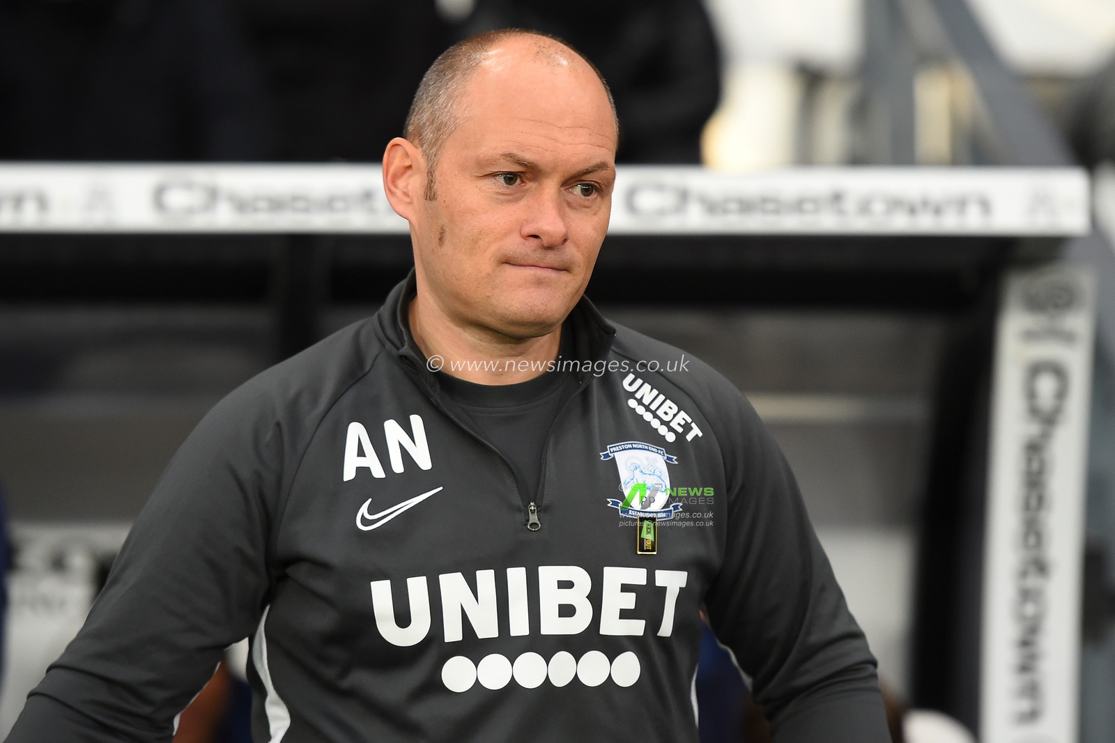 23rd November 2019, Pride Park Stadium, Derby, England; Sky Bet Championship, Derby County v Preston North End : Manager of Preston North End, Alex Neil 

Credit: Jon Hobley/News Images