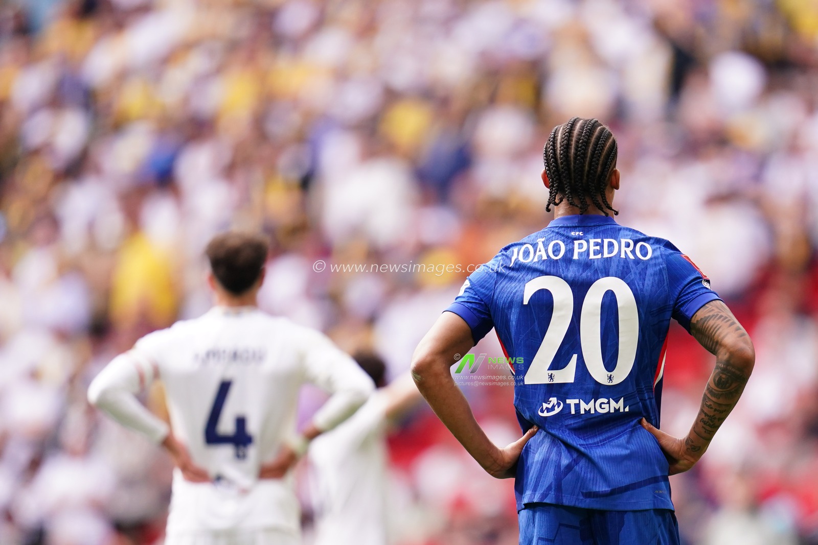 Joao Pedro of Chelsea during the Emirates FA Cup Semi-Final match Chelsea vs Leeds United at Wembley Stadium, London, United Kingdom on 26 April 2026

(Photo by Harvey Murphy/News Images)