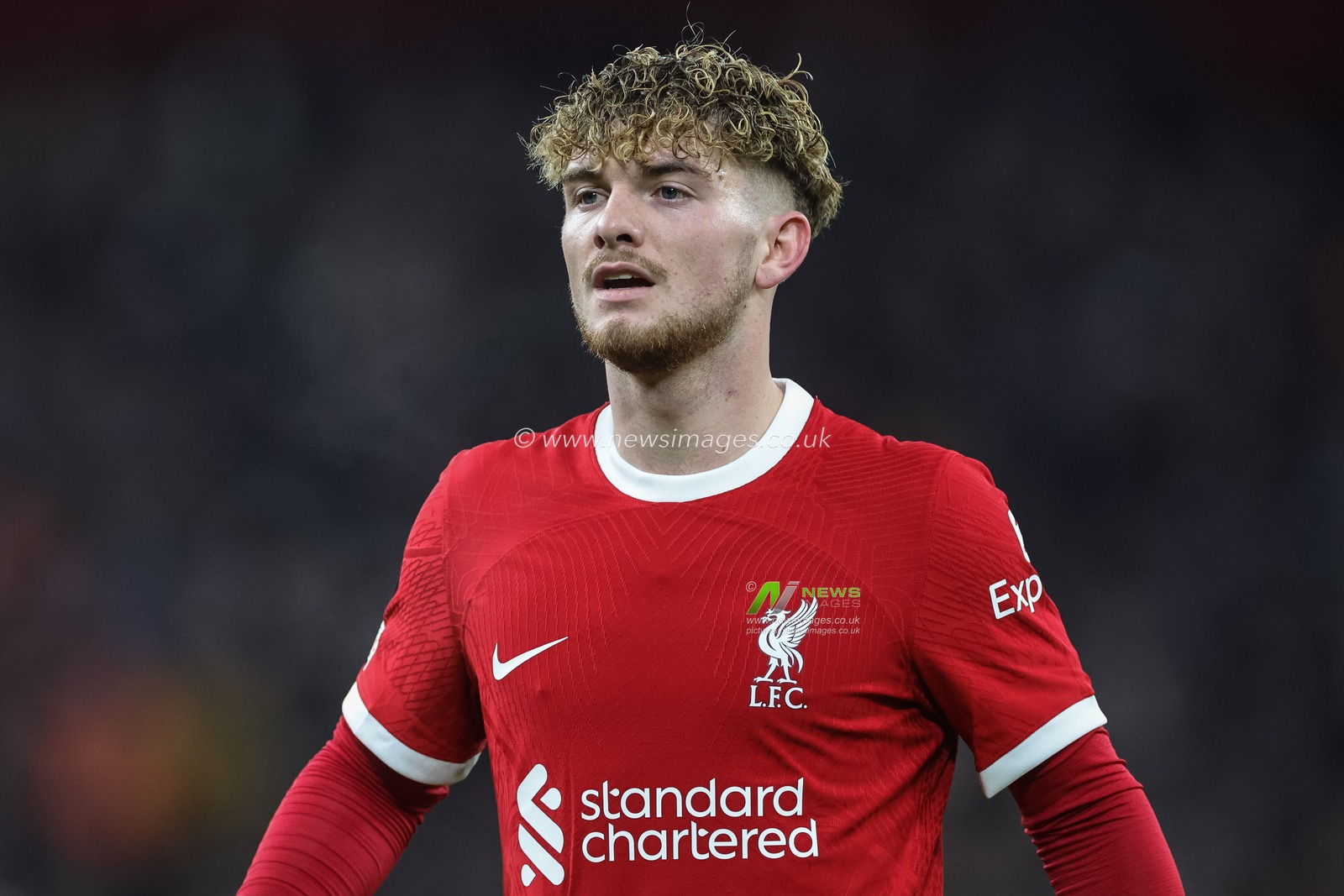 Harvey Elliott #19 of Liverpool during the UEFA Europa League match Liverpool vs LASK at Anfield, Liverpool, United Kingdom, 30th November 2023

(Photo by Mark Cosgrove/News Images)