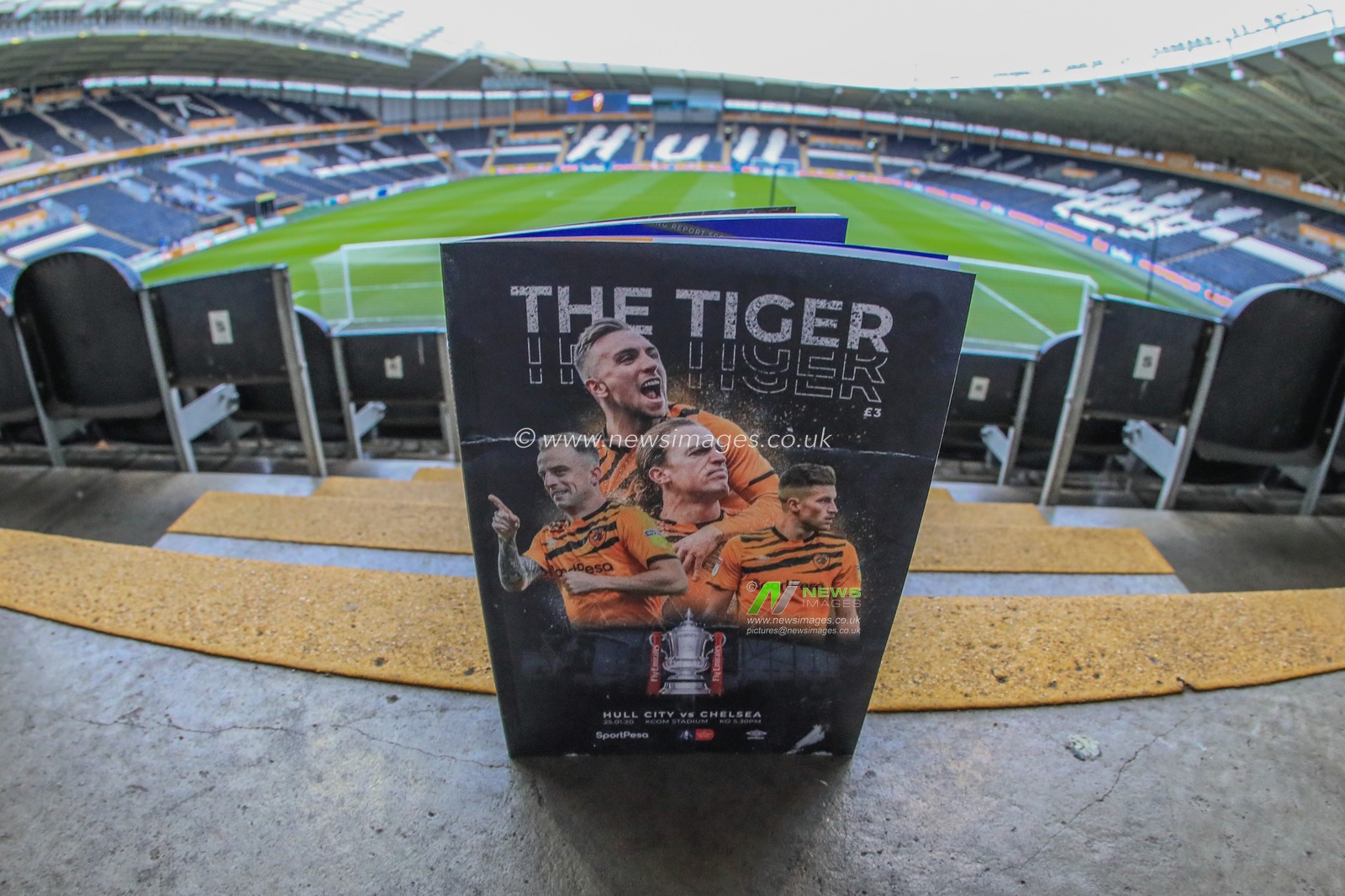 25th January 2020, KC Stadium, Kingston upon Hull, England; Emirates FA Cup, Hull City v Chelsea : Todays FA Cup match day program
