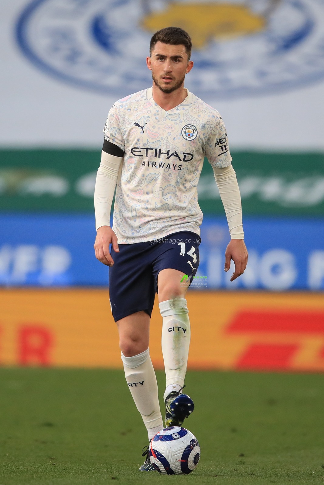 Aymeric Laporte #14 of Manchester City during the game