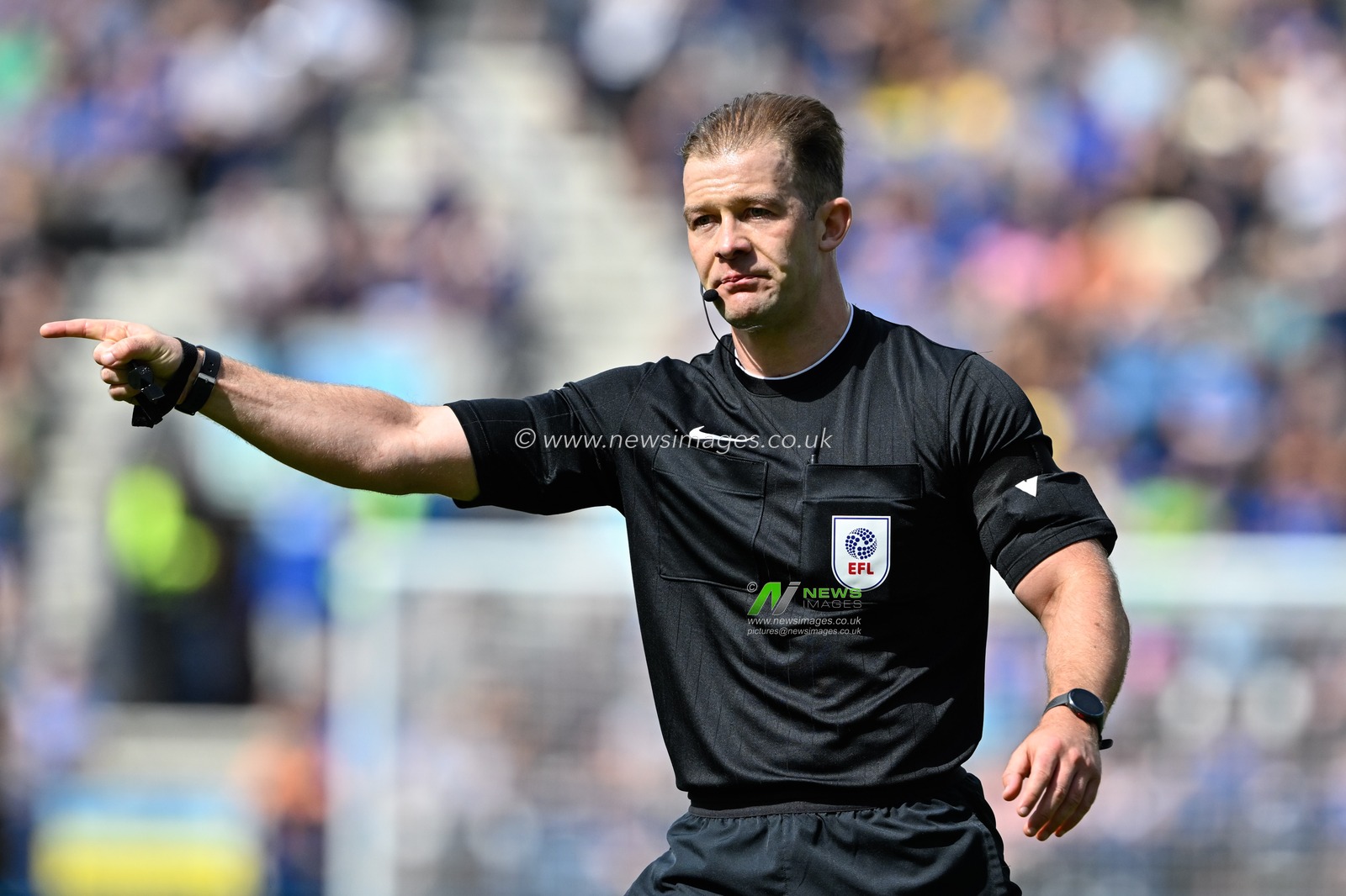 Referee Anthony Backhouse during the Pre-season friendly match Preston North End vs Everton at Deepdale, Preston, United Kingdom, 3rd August 2024

(Photo by Cody Froggatt/News Images)