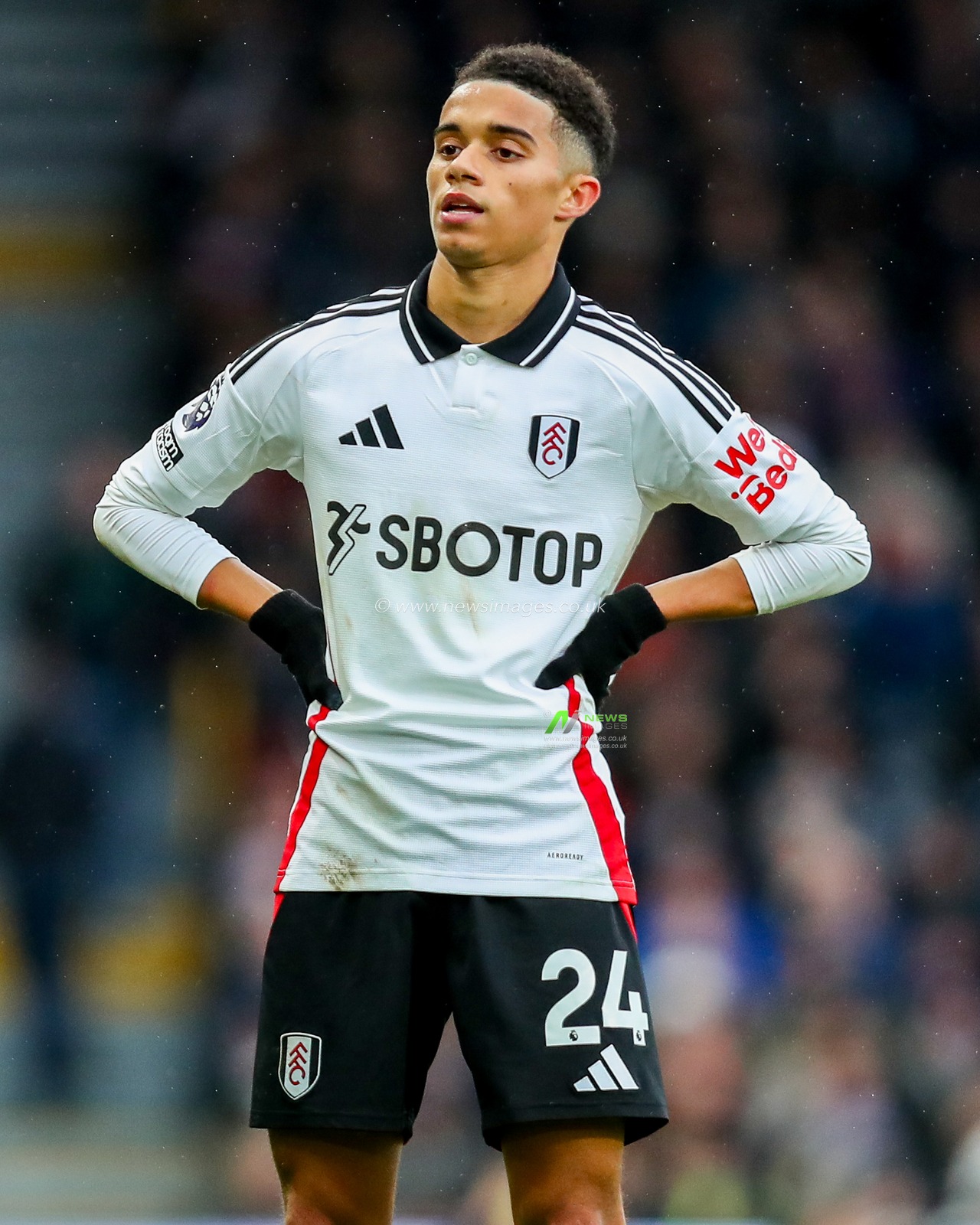 Joshua King of Fulham looks on during the Premier League match Fulham vs Southampton at Craven Cottage, London, United Kingdom, 22nd December 2024

(Photo by Izzy Poles/News Images)