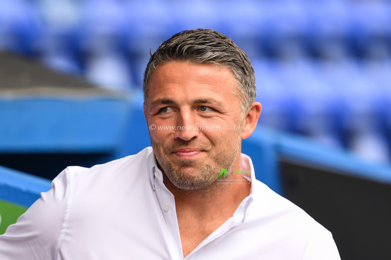 Sam Burgess Head Coach of Warrington Wolves ahead of the Betfred Super League Round 13 match Warrington Wolves vs Wigan Warriors at Halliwell Jones Stadium, Warrington, United Kingdom, 1st June 2024

(Photo by Craig Thomas/News Images)