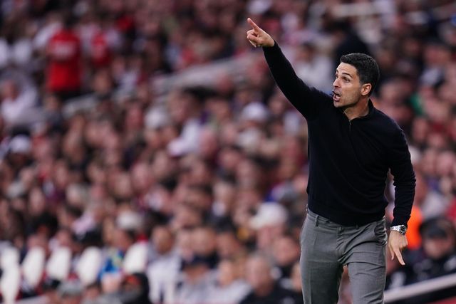 Mikel Arteta manager of Arsenal during the Premier League match Arsenal vs Fulham at Emirates, London, United Kingdom on 02 May 2026

(Photo by Harvey Murphy/News Images)