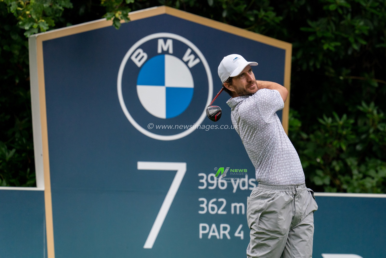 Alejandro Canizares (ESP) 7th tee during the BMW PGA Championship 2022 day 1 at Wentworth Club, Virginia Water, United Kingdom, 8th September 2022

(Photo by Richard Washbrooke/News Images)