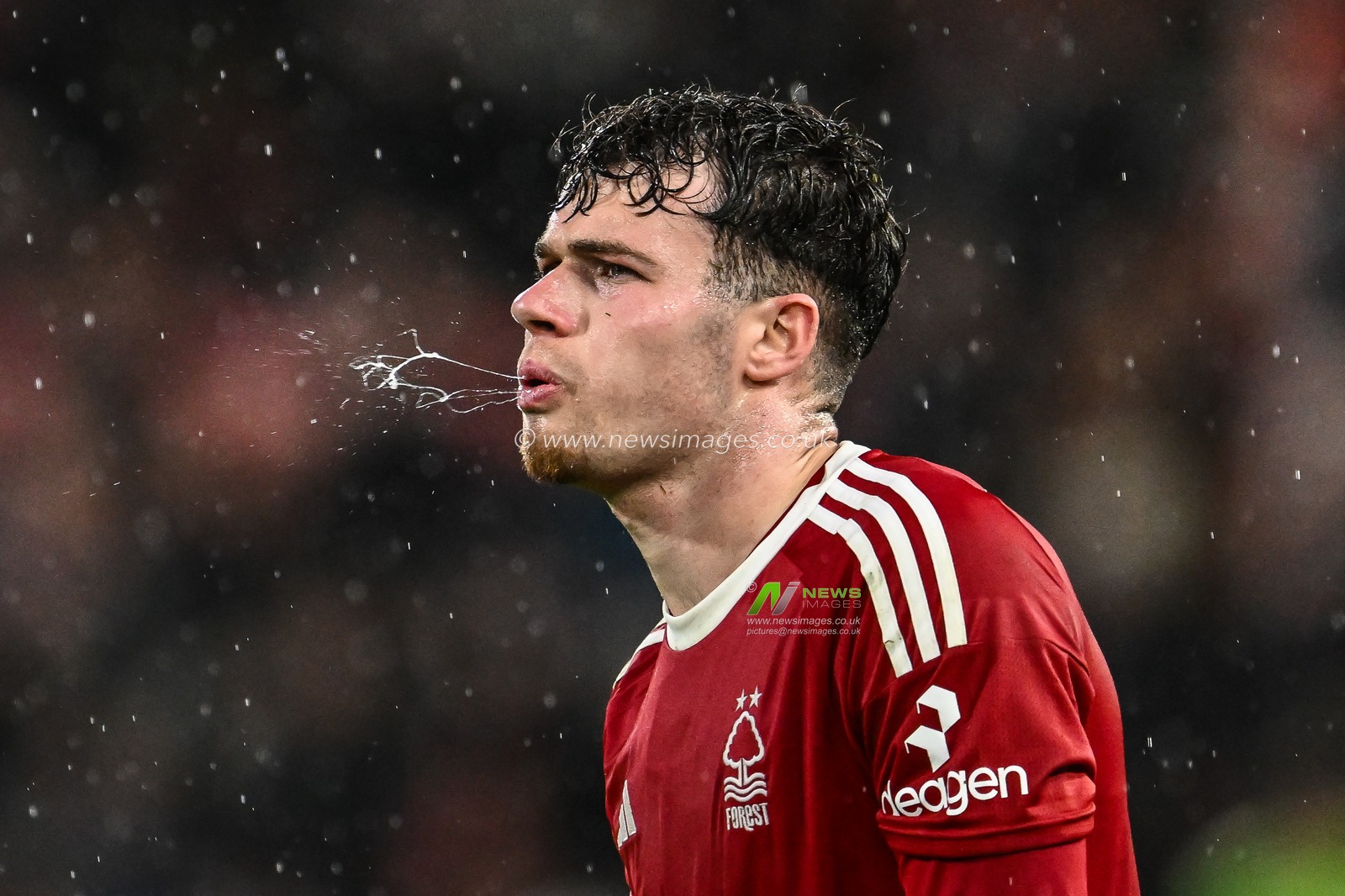 Neco Williams of Nottingham Forest reacts during the Premier League match Nottingham Forest vs Fulham at City Ground, Nottingham, United Kingdom, 2nd April 2024

(Photo by Craig Thomas/News Images)