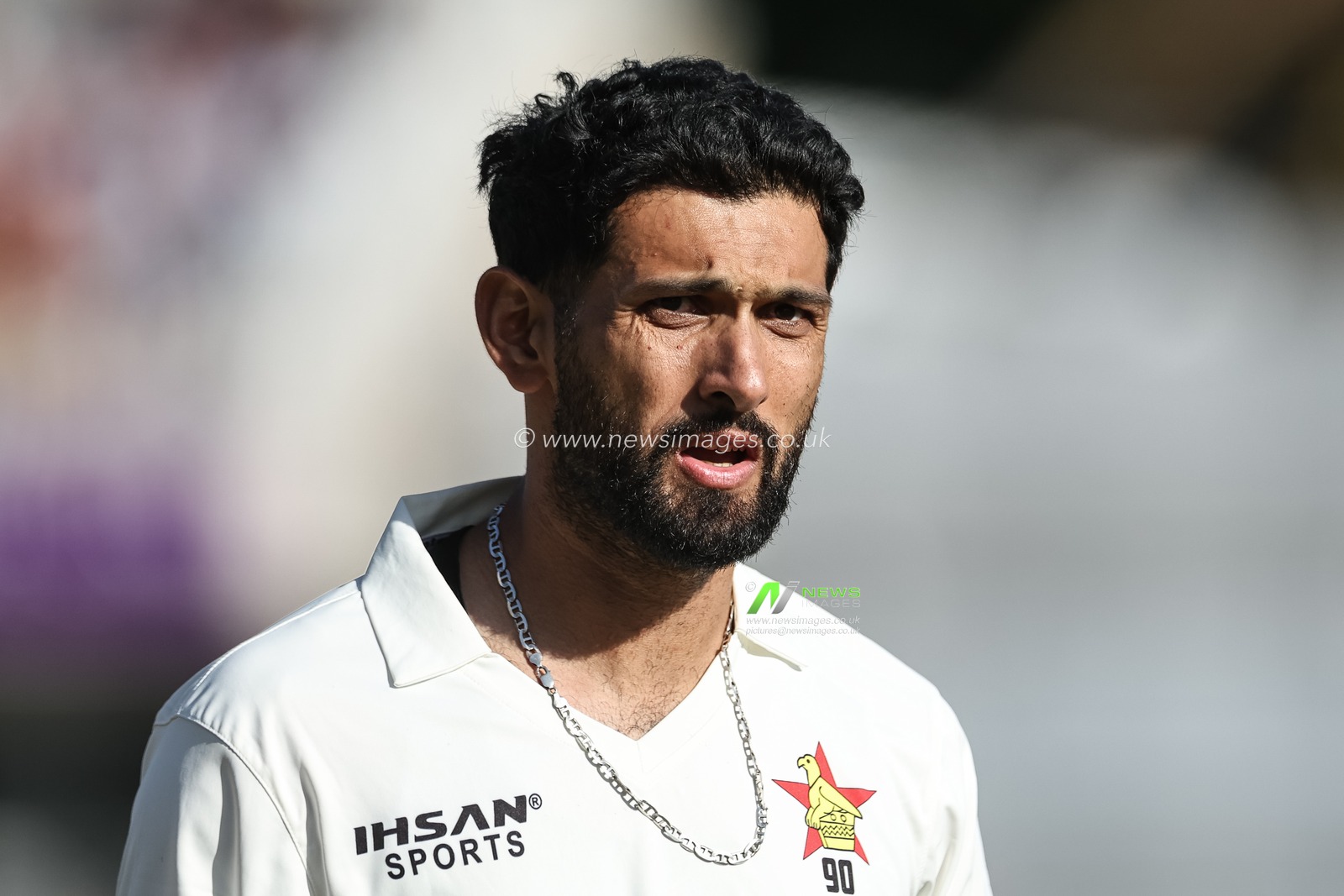 Sikandar Raza of Zimbabwe during the Rothesay Test Match Day 1 England vs Zimbabwe at Trent Bridge, Nottingham, United Kingdom, 22nd May 2025

(Photo by Mark Cosgrove/News Images)