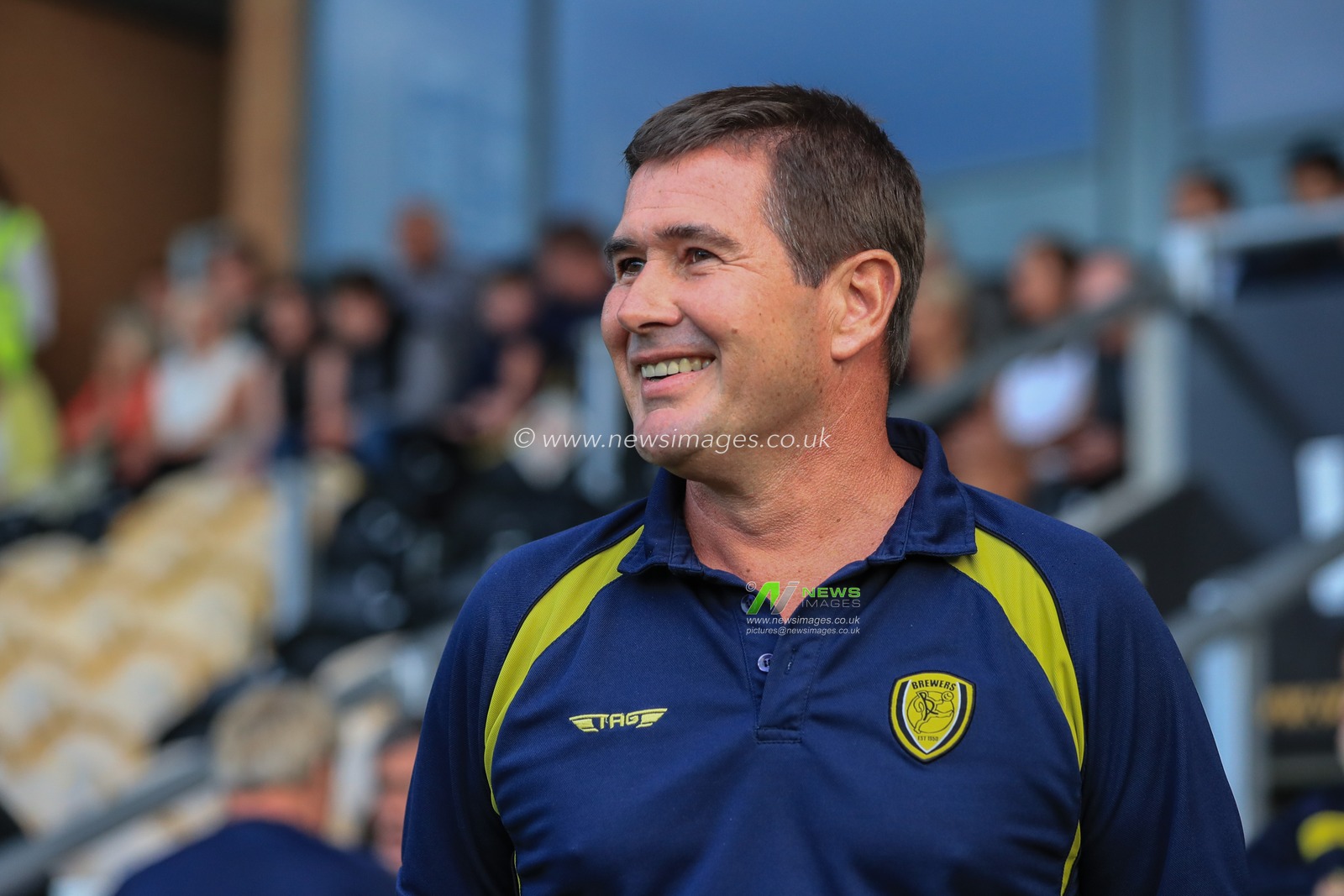 16th July 2019, Pirelli Stadium, Burton upon Trent, England; Pre-Season friendly, Burton Albion vs Sheffield United : Nigel Clough Manager of Burton Albion before kickoff

Credit: Mark Cosgrove/News Images

English Football League images are subject to DataCo Licence