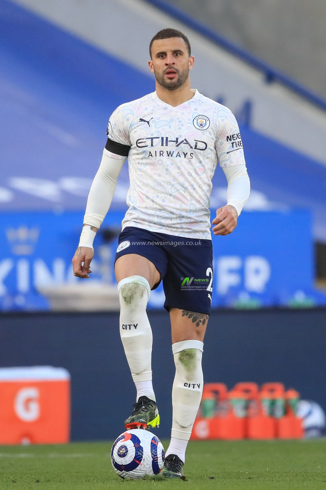 Kyle Walker #2 of Manchester City during the game