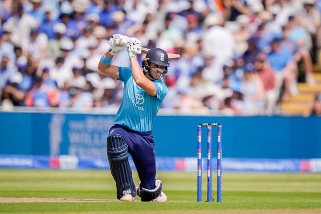 Jacob Bethell of England during the 1st Metro Bank ODI match England vs India at Edgbaston, Birmingham, United Kingdom on 14 July 2026

(Photo by Maynard Manyowa/News Images)