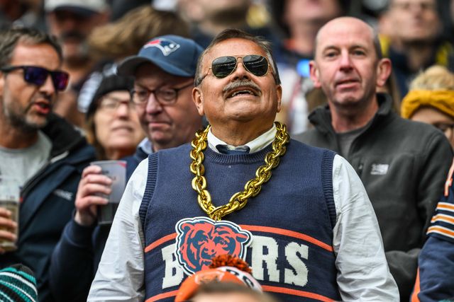 NFL match ball during the Week 6 match Chicago Bears vs Jacksonville Jaguars at Tottenham Hotspur Stadium, London, United Kingdom, 13th October 2024

(Photo by Craig Thomas/News Images)