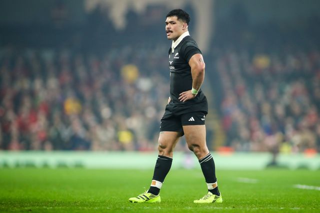 Du’Plessis Kirifi of New Zealand during the Quilter Nations Series 2025 match Wales vs New Zealand at Principality Stadium, Cardiff, United Kingdom, 22nd November 2025

(Photo by Andrew Lewis/News Images)

*** GER AUT SUI OUT ***