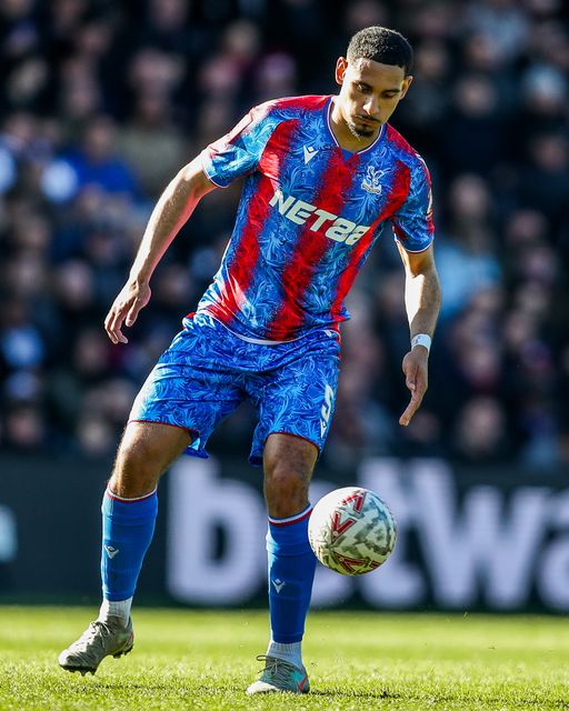 Maxence Lacroix of Crystal Palace controls the ball during the Emirates FA Cup 5th Round match Crystal Palace vs Millwall at Selhurst Park, London, United Kingdom, 1st March 2025

(Photo by Izzy Poles/News Images)