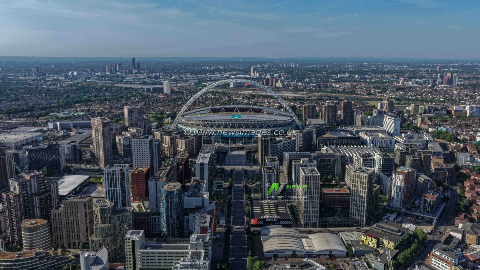An Aerial view of Wembley Stadium during the Betfred Challenge Cup Final match Wigan Warriors vs Hull KR at Wembley Stadium, London, United Kingdom on 30 May 2026

(Photo by Mark Cosgrove/News Images)