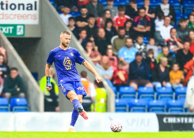 Eric Dier of Monaco passes the ball during the Pre-season friendly match Nottingham Forest vs Monaco at SMH Group Stadiumact Stadium, Chesterfield, United Kingdom, 19th July 2025

(Photo by Richard Bierton/News Images)