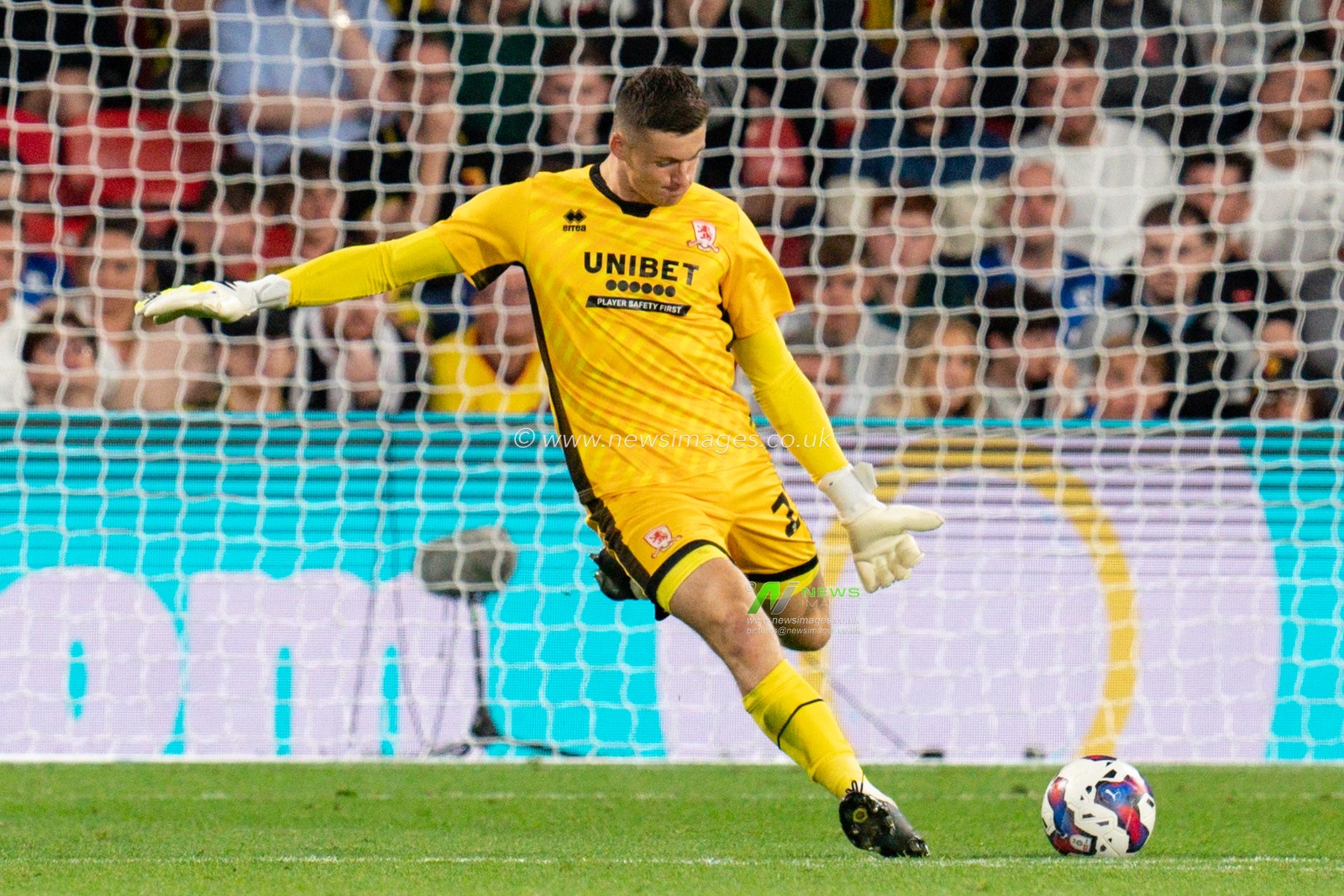 Liam Roberts #23 of Middlesbrough in action during the game
