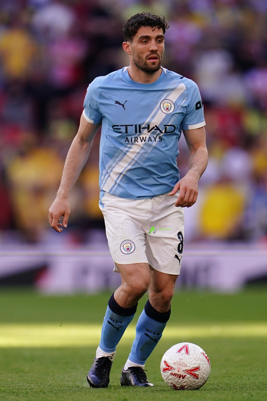 Mateo Kovacic of Manchester City with the ball during the Emirates FA Cup Semi-Final match Manchester City vs Southampton at Wembley Stadium, London, United Kingdom on 25 April 2026

(Photo by Harvey Murphy/News Images)