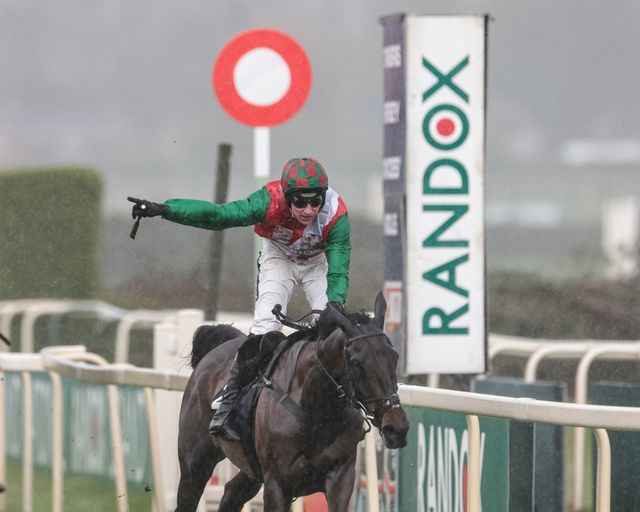 Bossman Jack ridden by Harry Skelton wins the 13:55 Turners Mersey Novices' Hurdle during the 2026 Randox Grand National Day at Aintree Racecourse, Aintree, United Kingdom on 11 April 2026

(Photo by Mark Cosgrove/News Images)