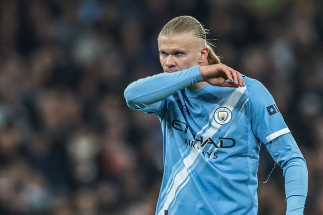 Erling Haaland of Manchester City during the Premier League match Manchester City vs Nottingham Forest at Etihad Stadium, Manchester, United Kingdom on 04 March 2026

(Photo by Mark Cosgrove/News Images)