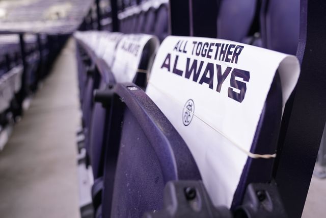 General view of Tottenham Hotspur Stadium ahead of during the Premier League match Tottenham Hotspur vs Leeds United at Tottenham Hotspur Stadium, London, United Kingdom on 11 May 2026

(Photo by Harvey Murphy/News Images)