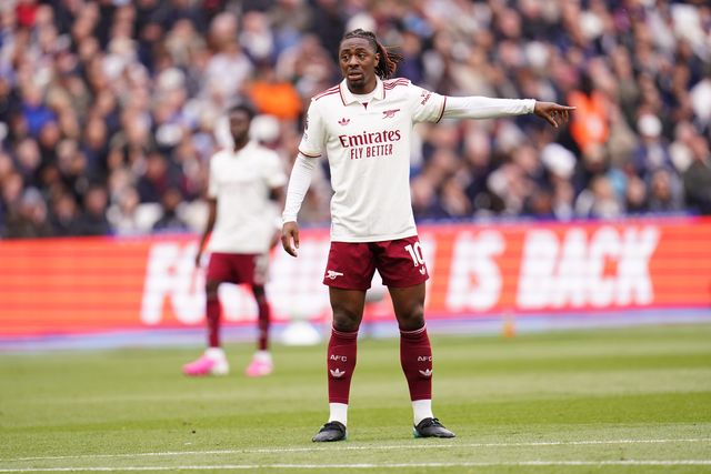 Eberechi Eze of Arsenal during the Premier League match West Ham United vs Arsenal at London Stadium, London, United Kingdom on 10 May 2026

(Photo by Harvey Murphy/News Images)