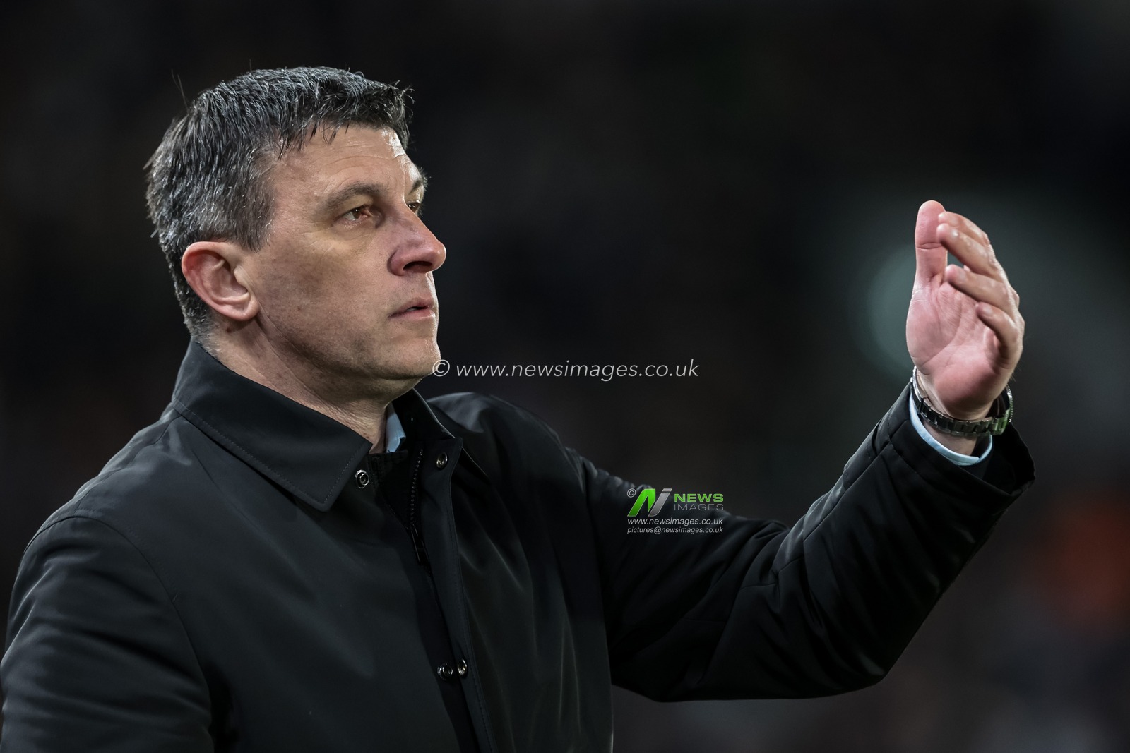Sergej Jakirovi manager of Hull City reacts in the technical area during the Sky Bet Championship match Hull City vs Coventry City at MKM Stadium, Hull, United Kingdom on 06 April 2026

(Photo by Mark Cosgrove/News Images)