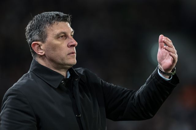 Sergej Jakirovi manager of Hull City reacts in the technical area during the Sky Bet Championship match Hull City vs Coventry City at MKM Stadium, Hull, United Kingdom on 06 April 2026

(Photo by Mark Cosgrove/News Images)
